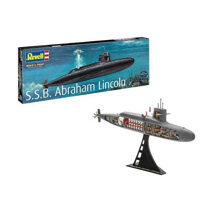 Load image into Gallery viewer, Revell modelbouwpakket - s.s.b. abraham lincoln 1:253 - 158dlg.
