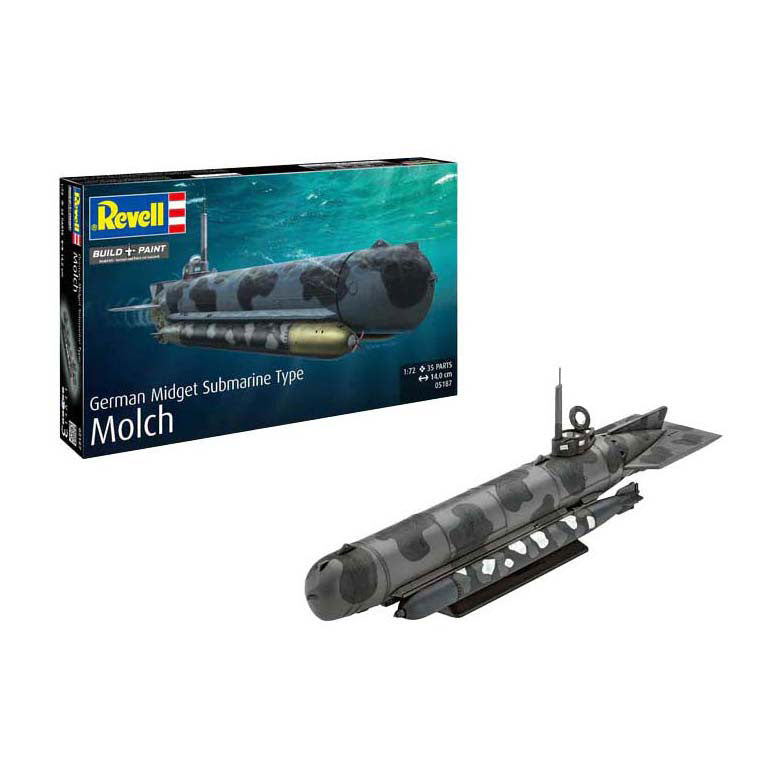 Load image into Gallery viewer, Revell modelbouwpakket - german submarine type molch 1:72 - 35dlg.