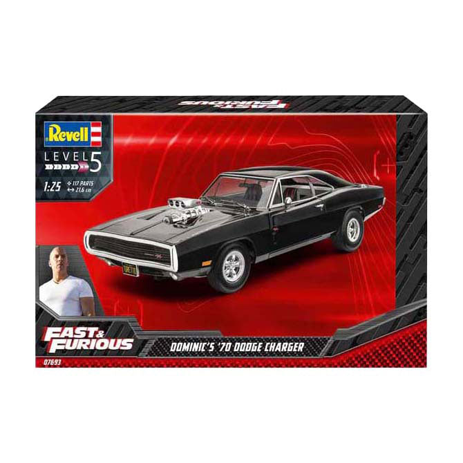 Load image into Gallery viewer, Revell modelbouwpakket fast furious - dominics 1970 dodge charger 1:25 - 117dlg.