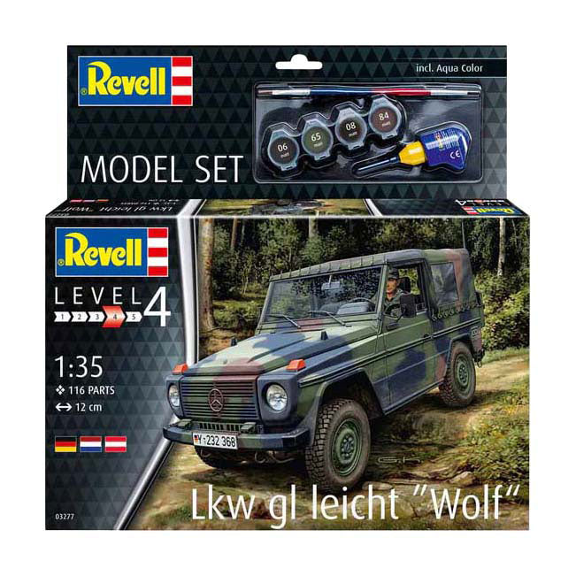 Load image into Gallery viewer, Revell modelbouwpakket - lkw gl leicht wolf 1:35 - 116dlg.