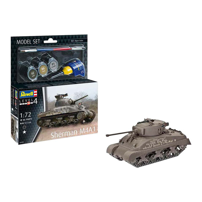 Load image into Gallery viewer, Revell modelbouwpakket - sherman m4a1 1:72 - 86dlg.
