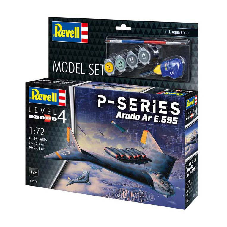 Load image into Gallery viewer, Revell modelbouwpakket - p-series - ar555 1:72 - 98dlg. - incl. basiskleuren verf