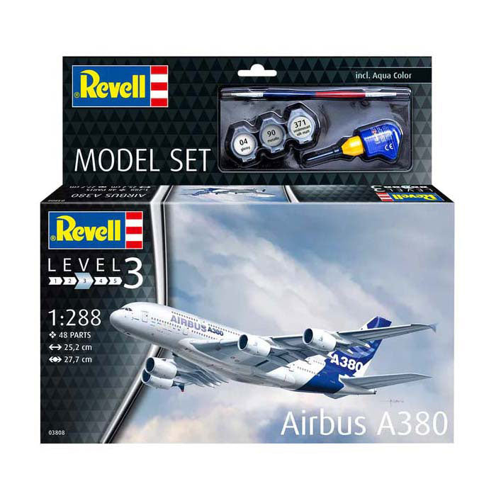 Load image into Gallery viewer, Revell modelbouwpakket - airbus a380 1:288 - 48dlg. - incl. basiskleuren verf