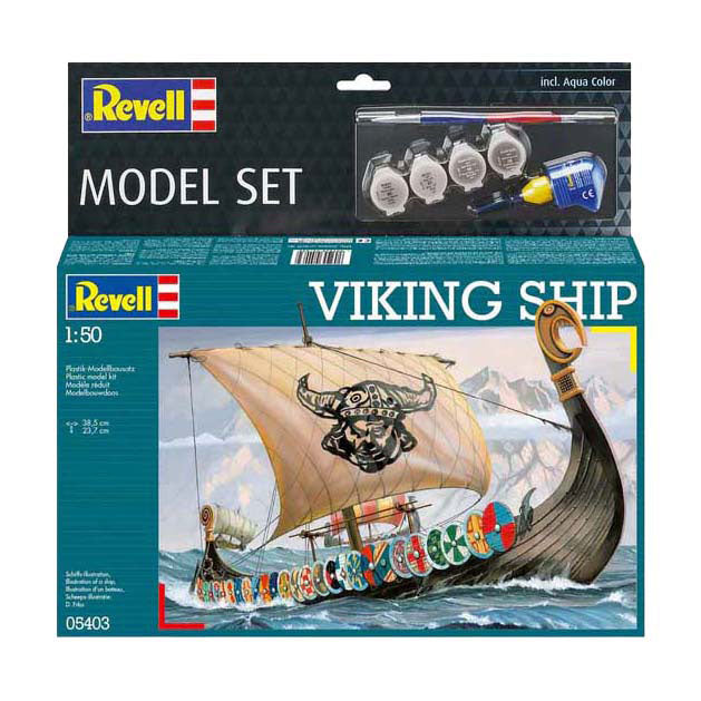 ギャラリービューアに画像をロードする, Revell modelbouwpakket - viking ship 1:50