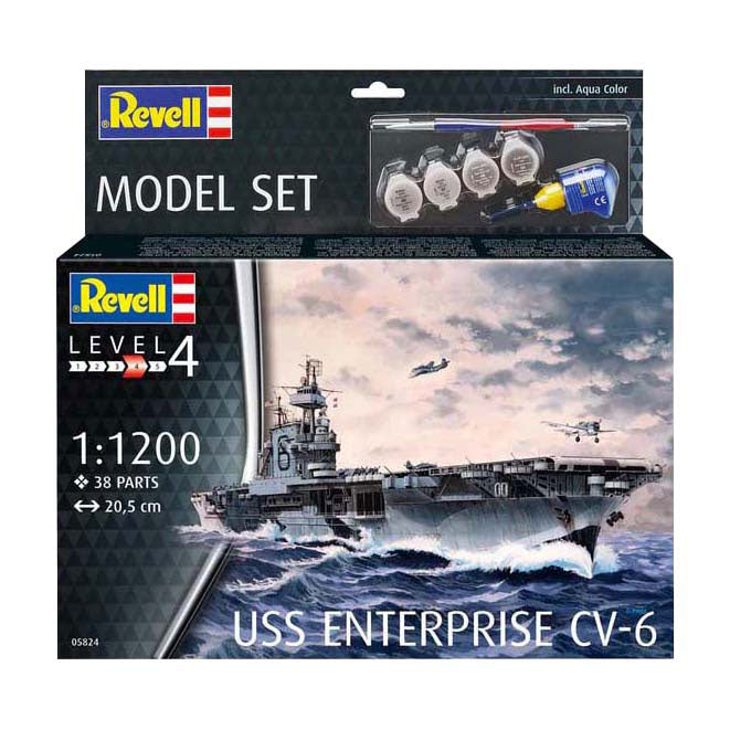 Load image into Gallery viewer, Revell modelbouwpakket - uss enterprise cv-6 1:1200 - 38dlg.