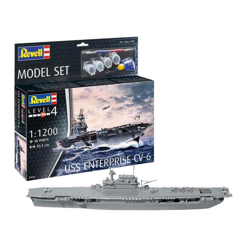 Load image into Gallery viewer, Revell modelbouwpakket - uss enterprise cv-6 1:1200 - 38dlg.