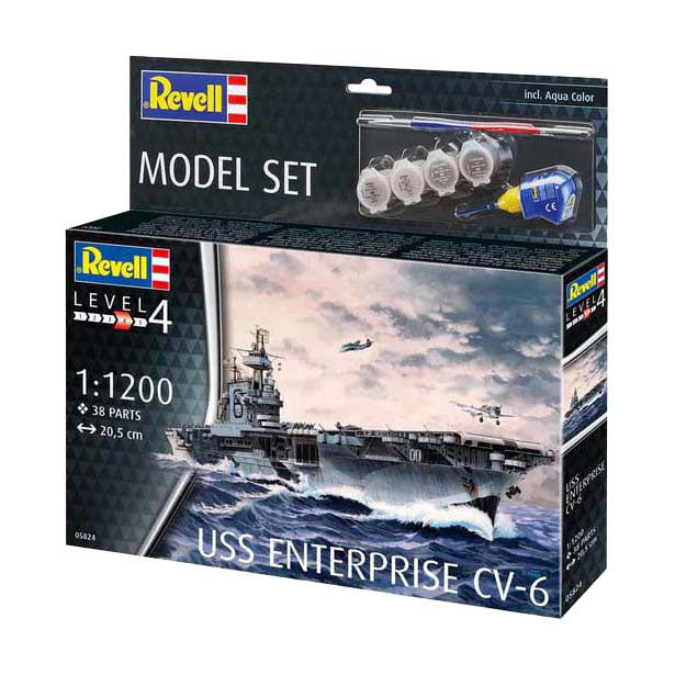 Load image into Gallery viewer, Revell modelbouwpakket - uss enterprise cv-6 1:1200 - 38dlg.