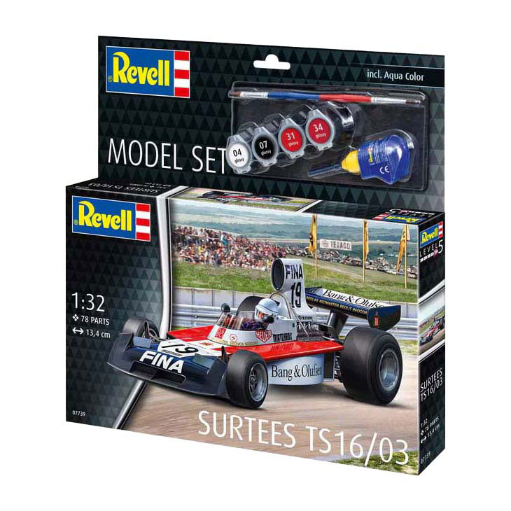 Load image into Gallery viewer, Revell modelbouwpakket - surtees ts16 03 formule 1 1:32 - 78dlg. - incl. basiskleuren verf