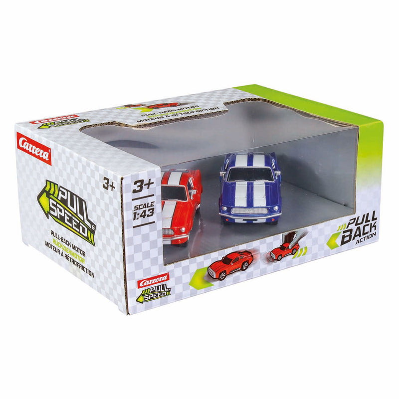 Load image into Gallery viewer, Carrera pull back ford mustang '67 twinpack - 1:43