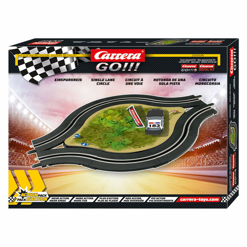 Load image into Gallery viewer, Carrera go!!! racebaanonderdeel eenbaansrotonde - 1:43