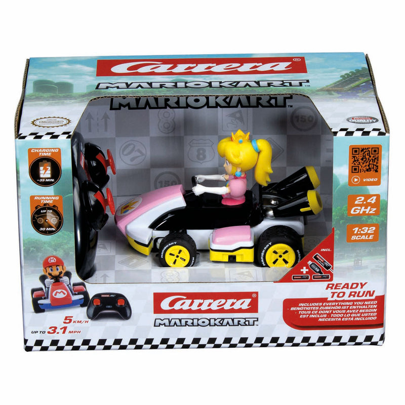 Load image into Gallery viewer, Carrera rc 2,4ghz mario kart race kart 1:32 - peach