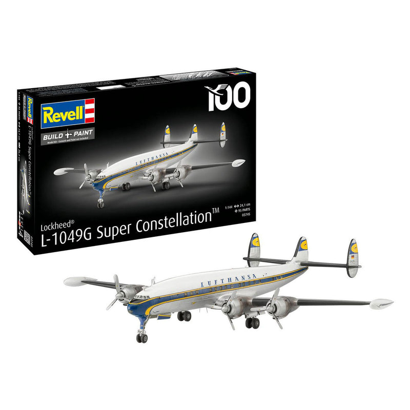 Load image into Gallery viewer, Revell modelbouwpakket lockheed l.1049g super constellation lufthansa 1:144 - 95dlg.