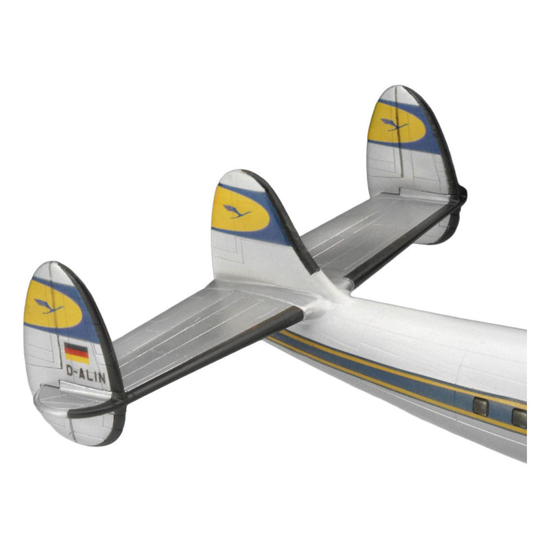 Afbeelding laden in galerijviewer, Revell modelbouwpakket vliegtuigen - 03745 lockheed l.1049g super constellation - lufthansa 100 - duits passagiersvliegtuig plastic - 1:144 - modelbouw