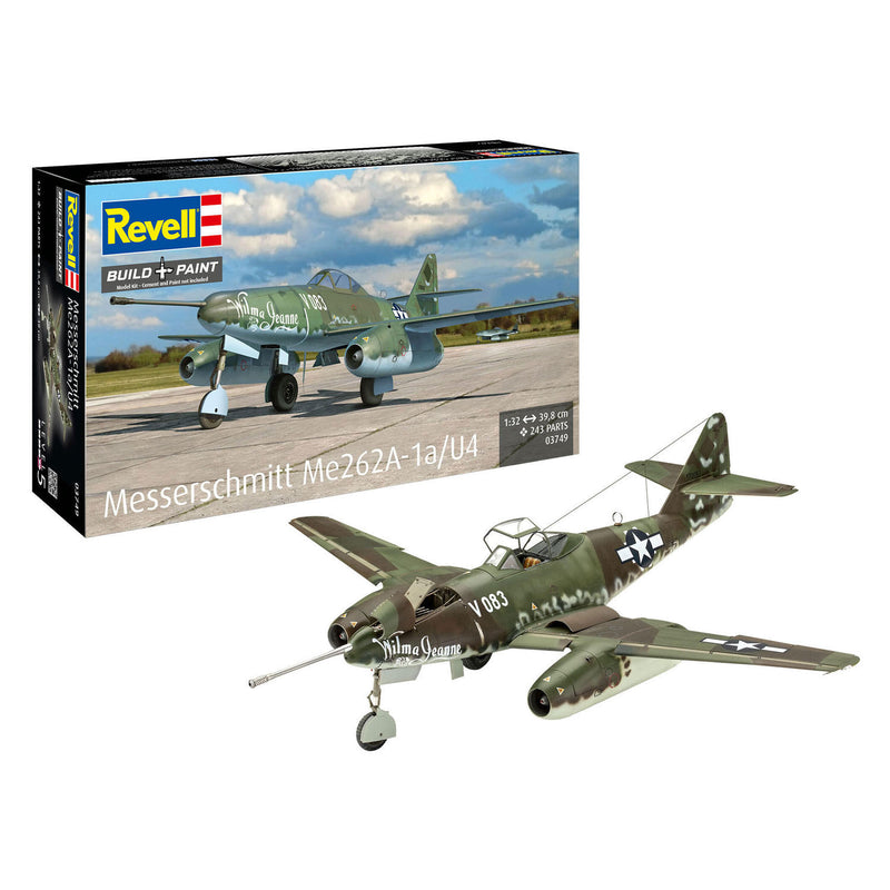 Afbeelding laden in galerijviewer, Revell modelbouwpakket messerschmitt me262a-1a u6 1:32 - 243dlg.