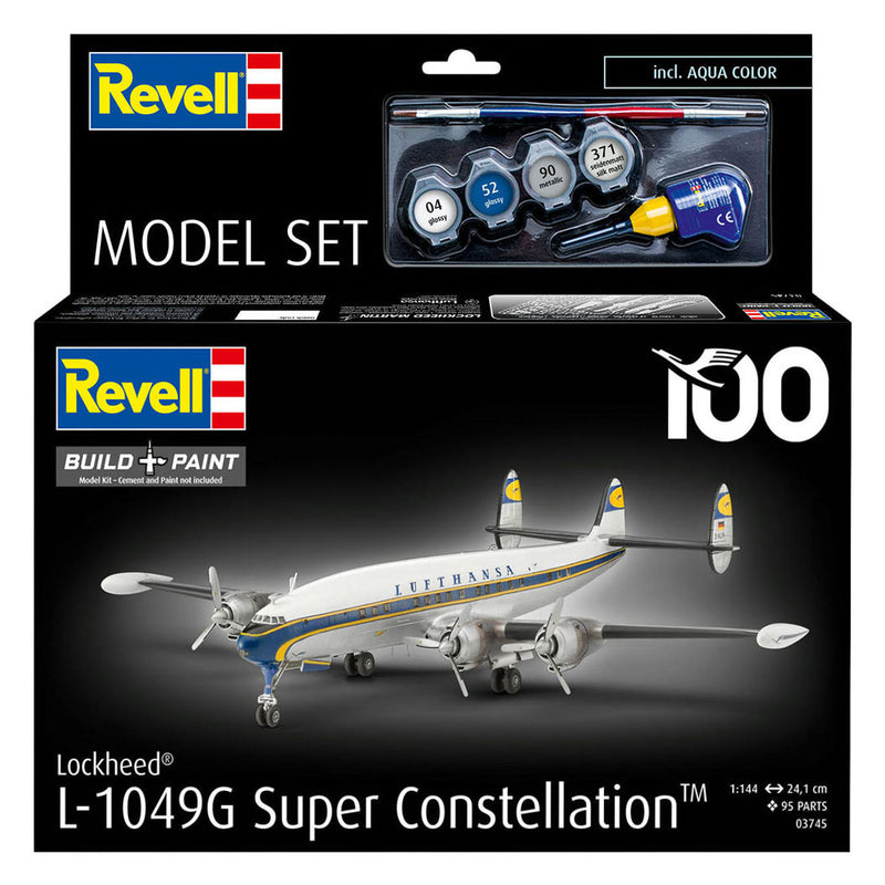 Load image into Gallery viewer, Revell modelbouwpakket lockheed l.1049g super constellation lufthansa 1:144 - 95dlg.