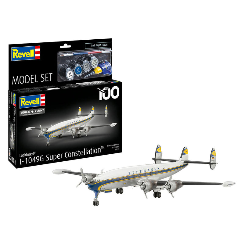 Load image into Gallery viewer, Revell modelbouwpakket lockheed l.1049g super constellation lufthansa 1:144 - 95dlg.