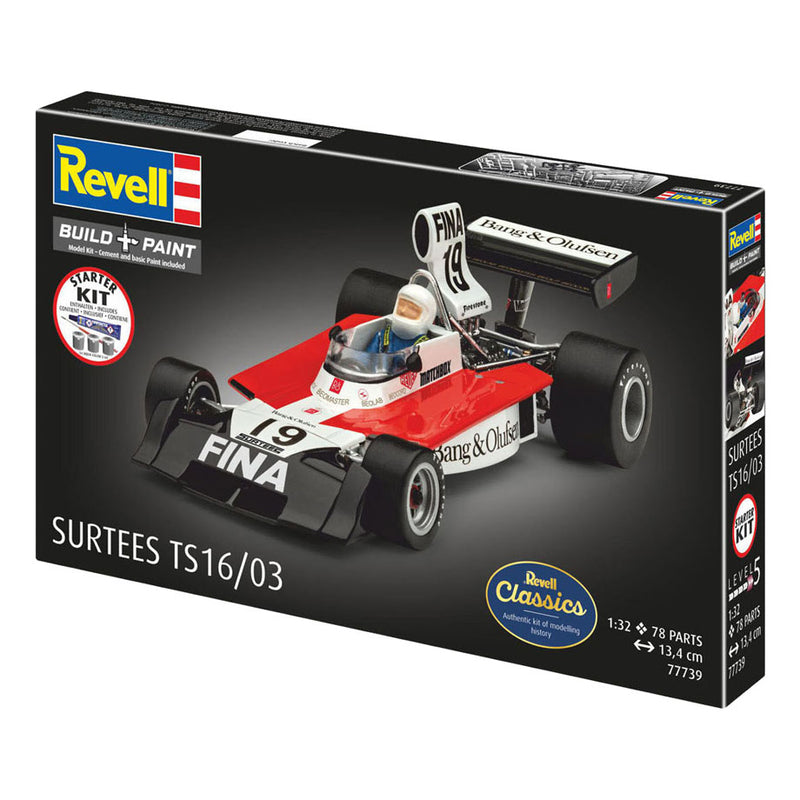Afbeelding laden in galerijviewer, Revell modelbouwpakket starter kit surtees ts16 03 1:32 - 78dlg.
