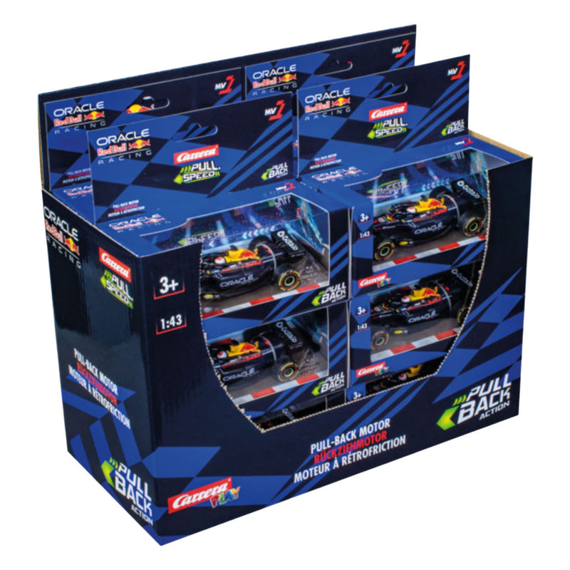 Afbeelding laden in galerijviewer, Carrera pull speed auto's red bull racing rb21 m. verstappen, no.1 - 1:43