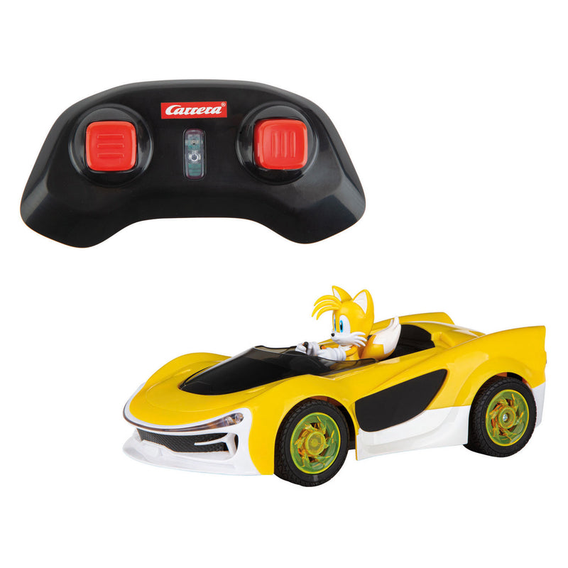 Afbeelding laden in galerijviewer, Carrera rc 2,4ghz sonic racing crossworlds - tails - 1:18