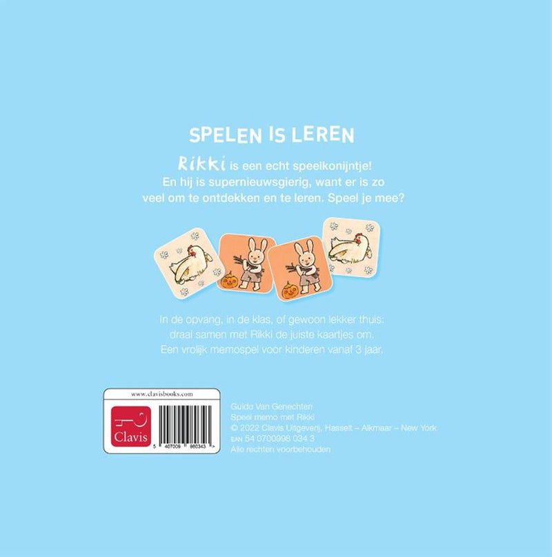 Afbeelding laden in galerijviewer, Speel memo met rikki. 3+