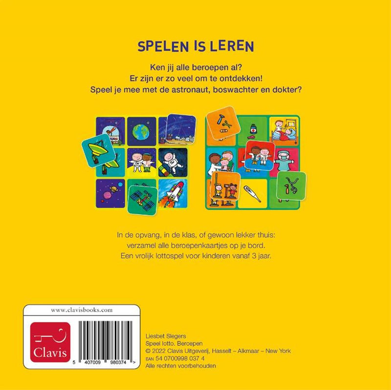 Afbeelding laden in galerijviewer, Uitgeverij clavis speel lotto. beroepen