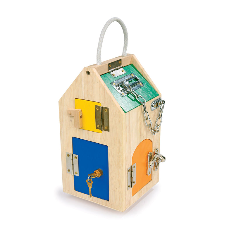 Afbeelding laden in galerijviewer, Small foot - houten slotenhuis