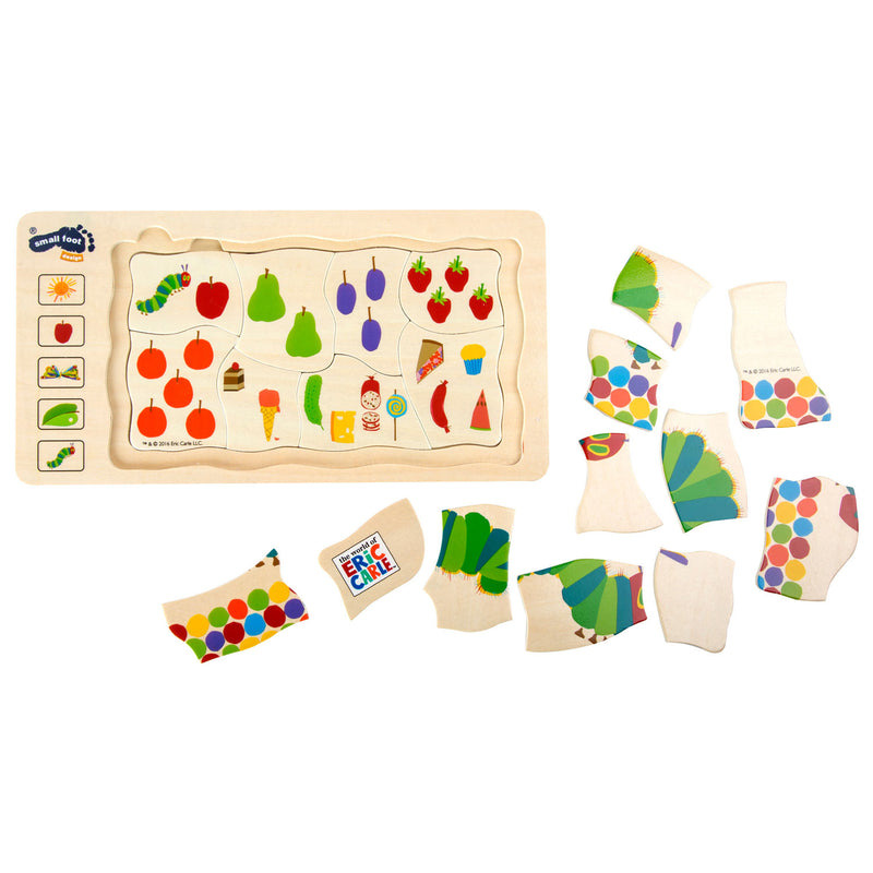 Afbeelding laden in galerijviewer, Small foot - rupsje nooitgenoeg lagenpuzzel, 36dlg.