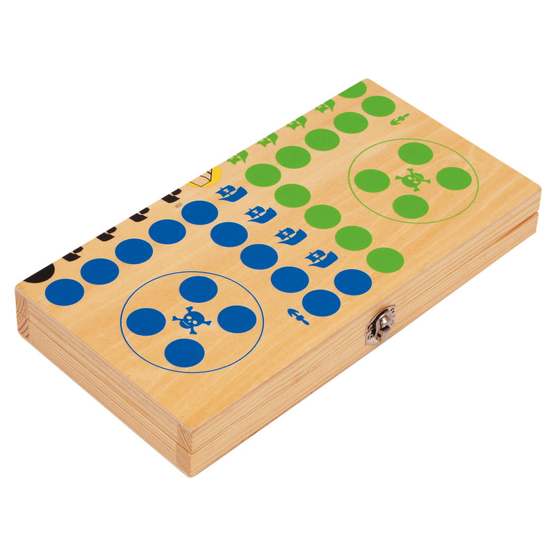Load image into Gallery viewer, Small foot - houten ludo pirateneiland
