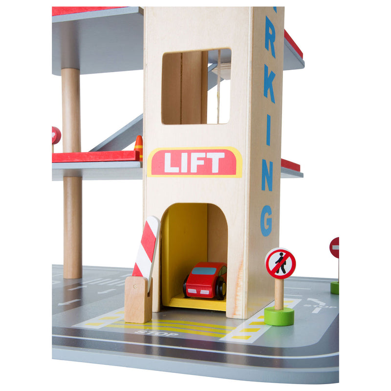 Load image into Gallery viewer, Small foot - houten parkeergarage met accessoires