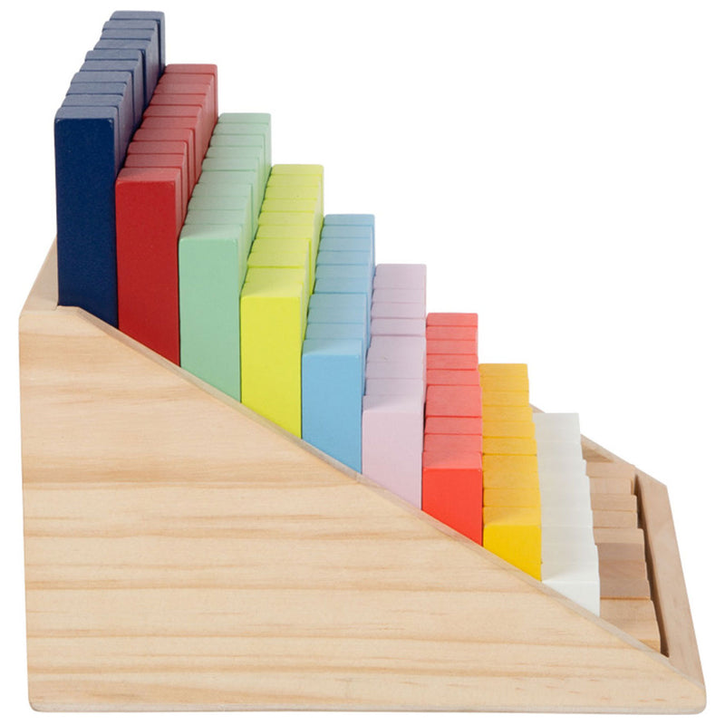 Load image into Gallery viewer, Small foot - houten rekenblokken in box, 100dlg.