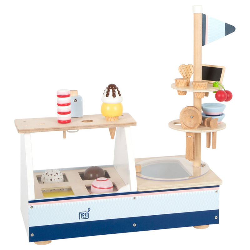 Load image into Gallery viewer, Small foot - houten ijskraam, 21dlg.