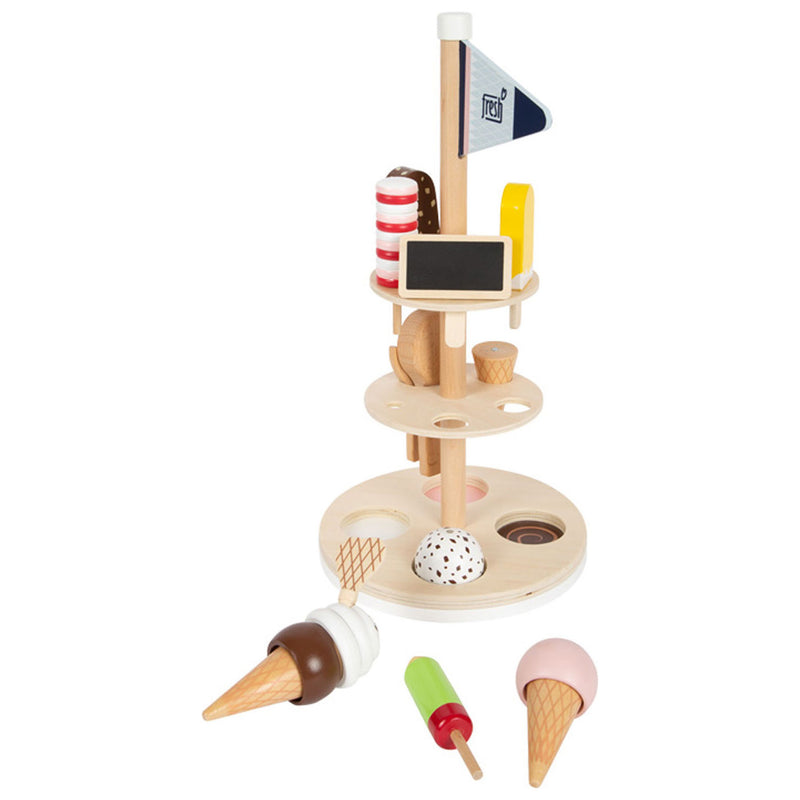 ギャラリービューアに画像をロードする, Small foot - houten ijsjes met houder, 15dlg.