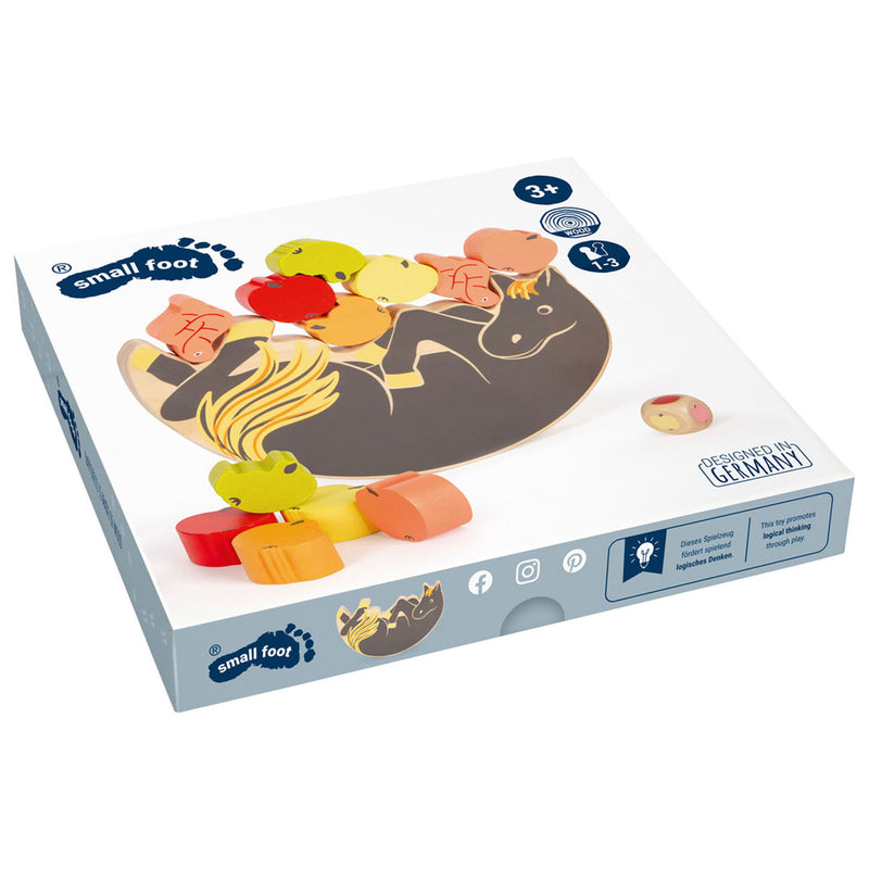 Load image into Gallery viewer, Small foot - houten balansspel paard,7dlg.