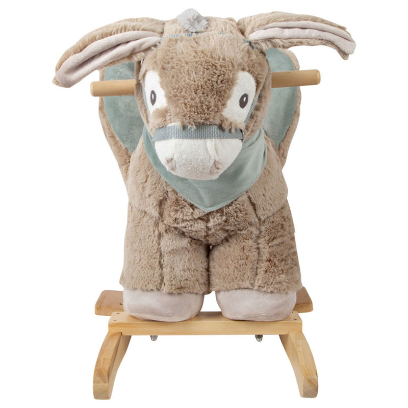 Load image into Gallery viewer, Small foot - houten hobbel ezel met stoel
