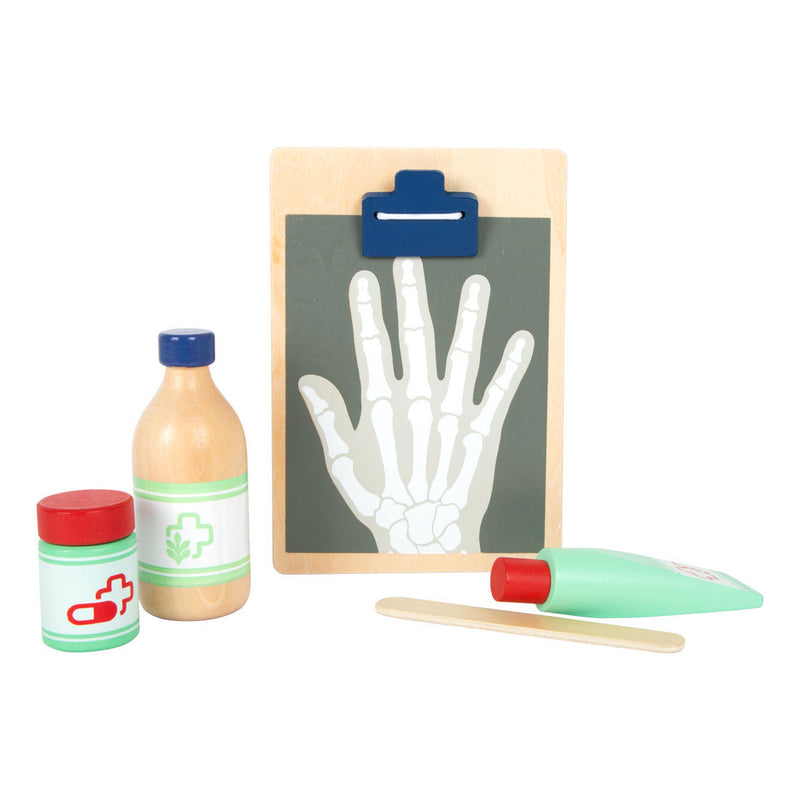 Load image into Gallery viewer, Small foot - dokterstas met houten dokter accessoires, 18dlg.