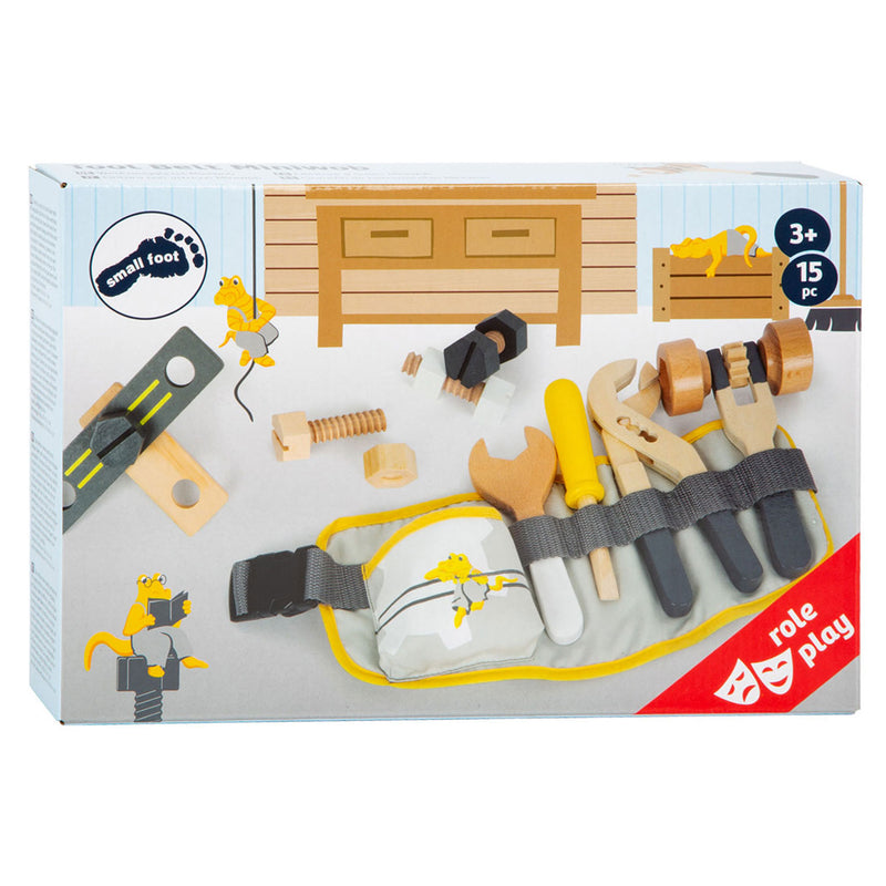ギャラリービューアに画像をロードする, Small foot - gereedschapsriem met houten gereedschap miniwob