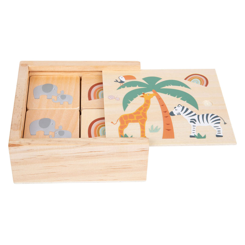 Afbeelding laden in galerijviewer, Small foot - houten memo safari