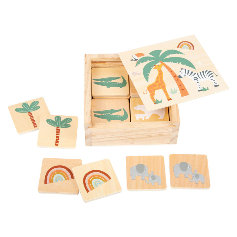 ギャラリービューアに画像をロードする, Small foot - houten memo safari