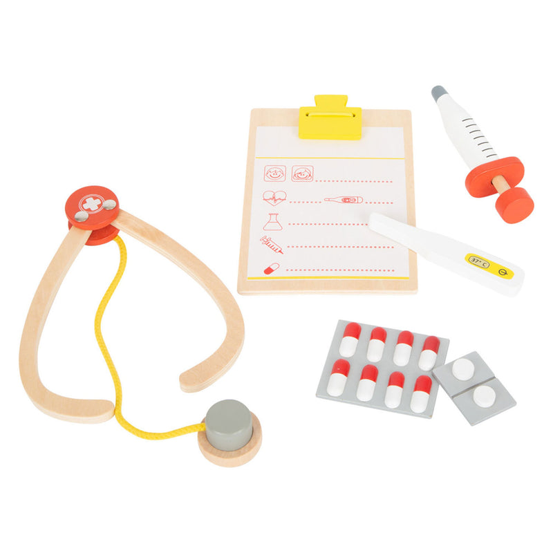 Load image into Gallery viewer, Small foot - houten dokter en tandarts 2in1 set in koffer