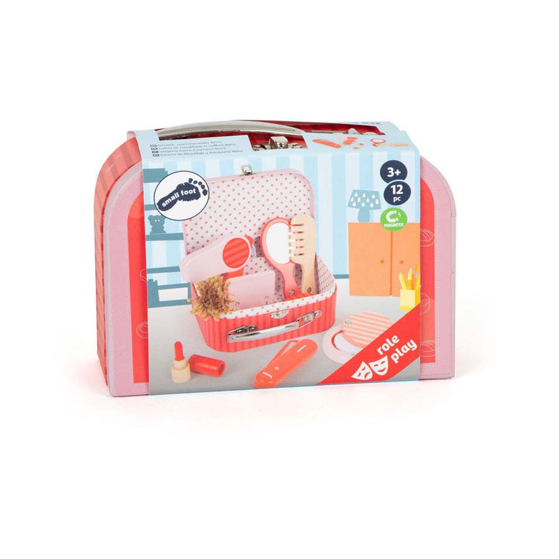 Chargez l'image dans la visionneuse de la galerie, Small foot - houten retro speel make-up in koffer