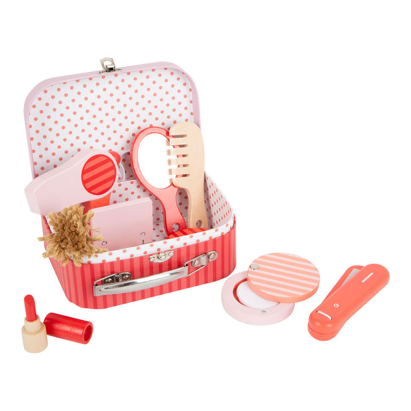 Load image into Gallery viewer, Small foot - houten retro speel make-up in koffer