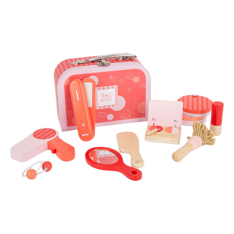 Chargez l'image dans la visionneuse de la galerie, Small foot - houten retro speel make-up in koffer