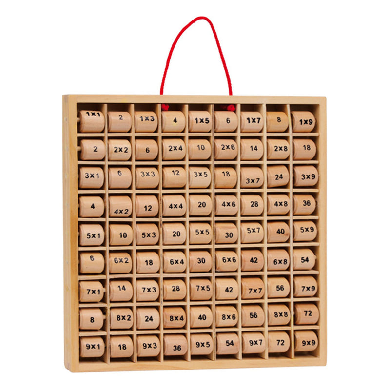 Load image into Gallery viewer, Small foot - houten vermenigvuldigingstabel 1x1