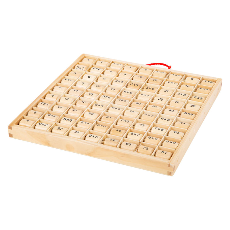ギャラリービューアに画像をロードする, Small foot - houten vermenigvuldigingstabel 1x1