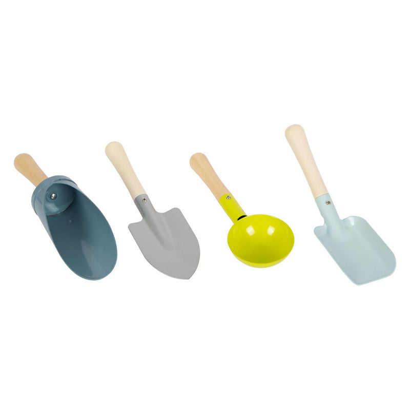 Afbeelding laden in galerijviewer, Small foot - metalen schepjes, 4dlg.