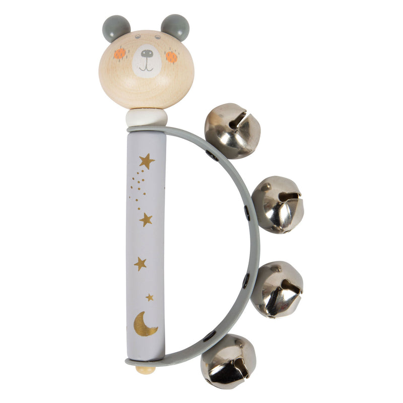 Load image into Gallery viewer, Small foot - houten baby tamboerijn dier pastel