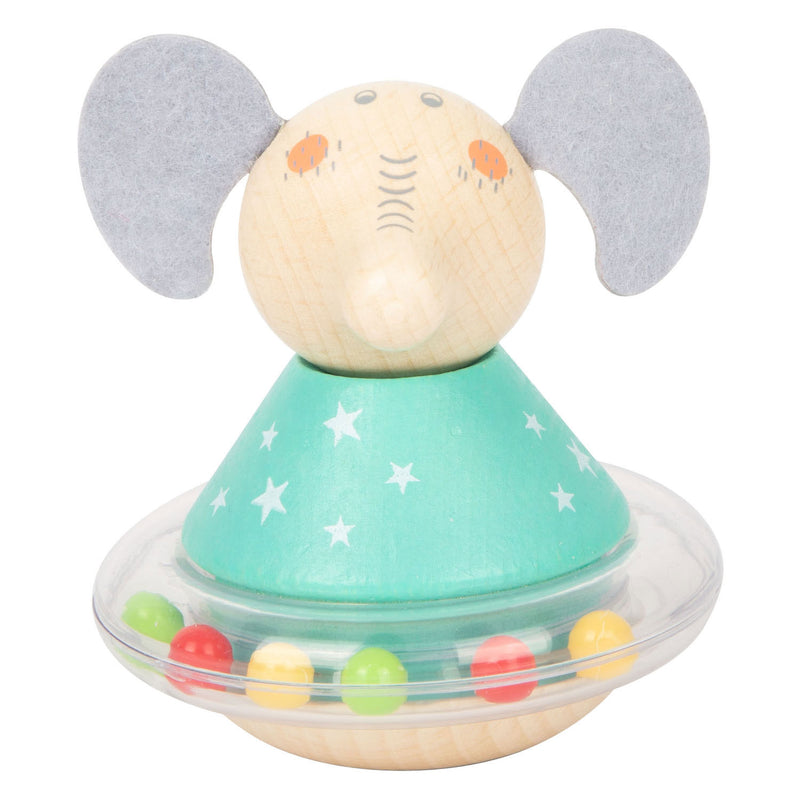 Load image into Gallery viewer, Small foot - houten tuimelaar rammelaar beer, per stuk