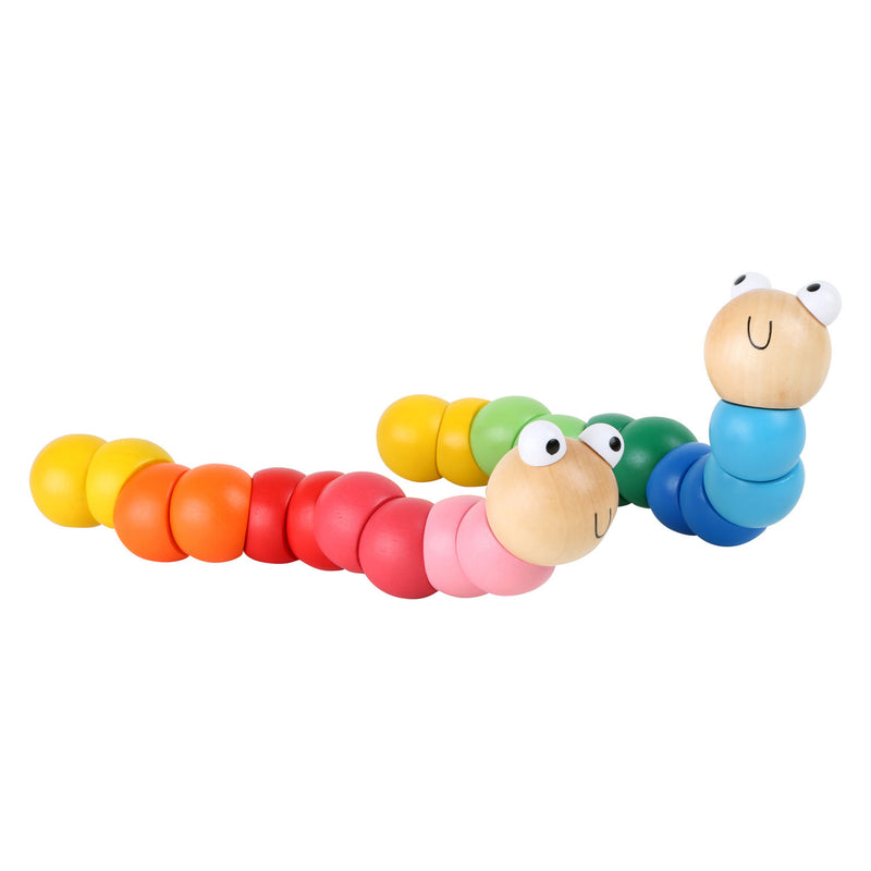 Afbeelding laden in galerijviewer, Small foot - houten rups motoriek