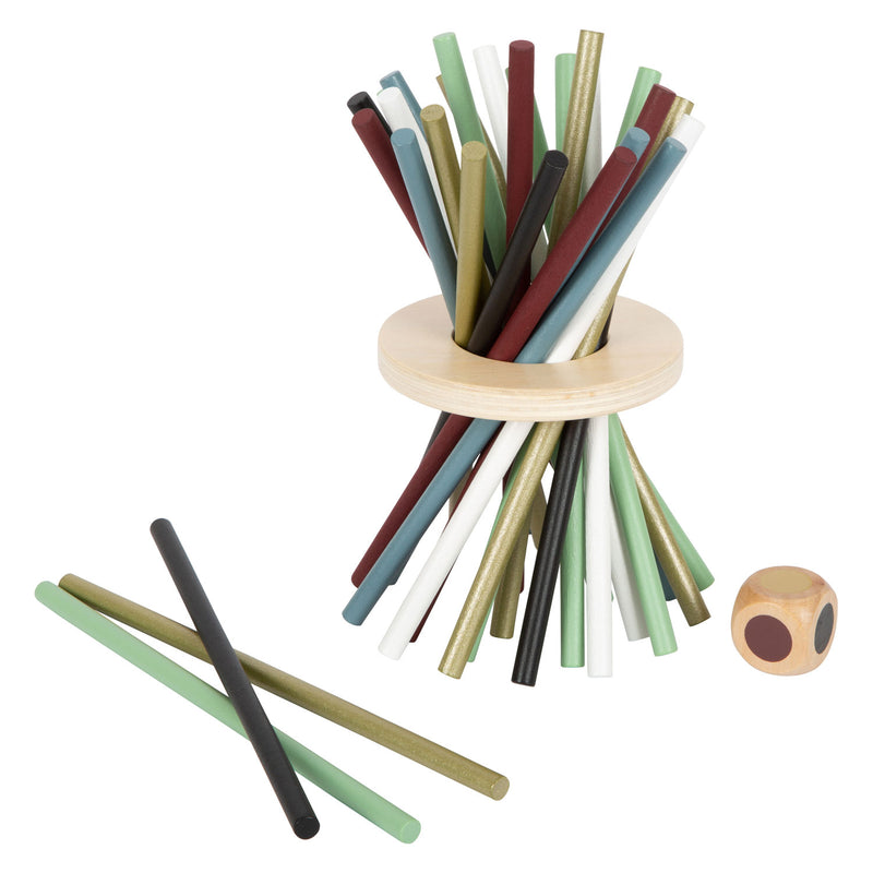 Load image into Gallery viewer, Small foot - houten mikado verticaal spel gouden editie