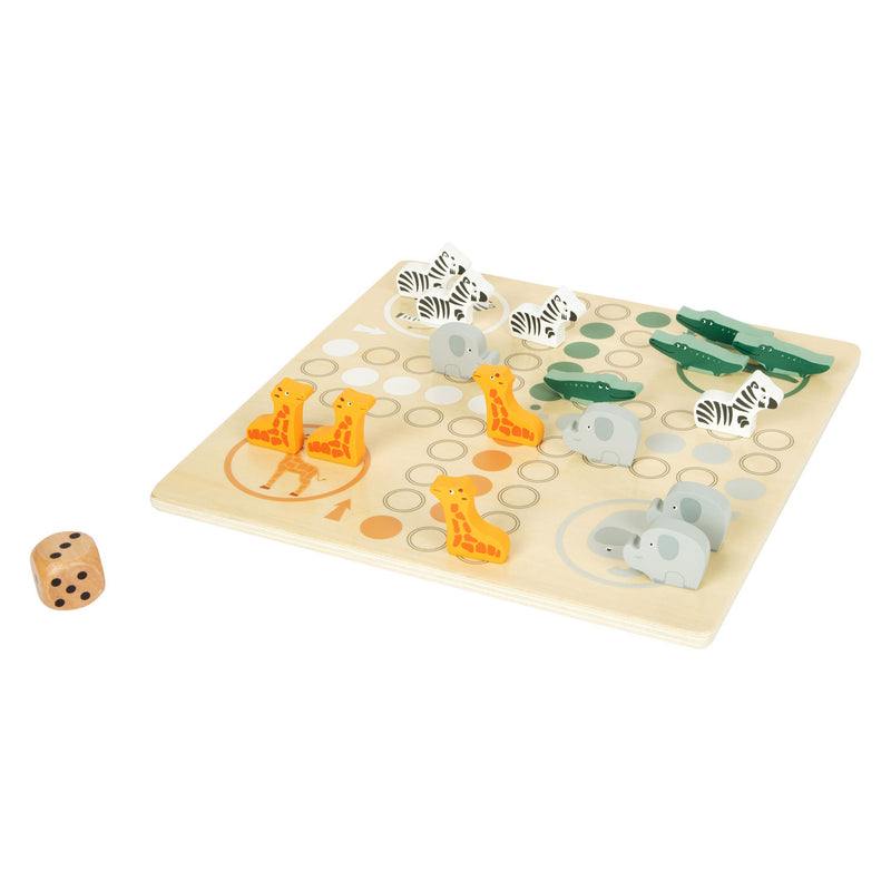Afbeelding laden in galerijviewer, Small foot - houten ludospel safari